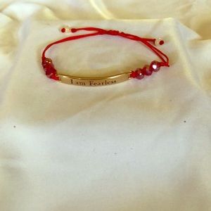 I am bracelet red